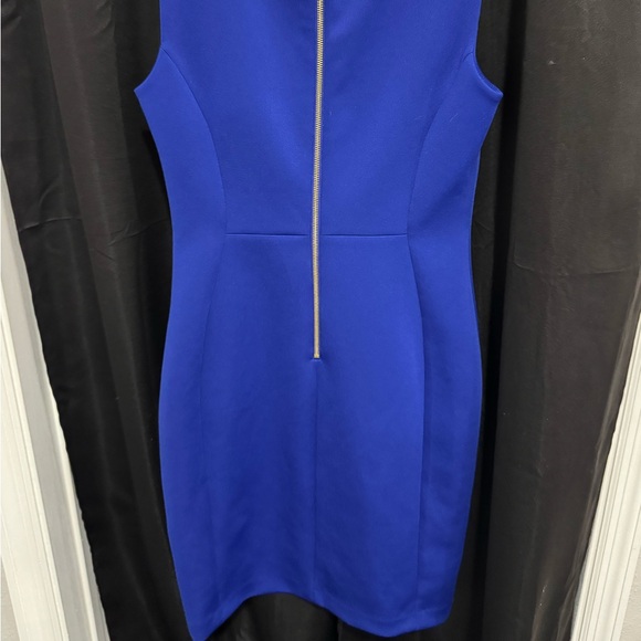 Calvin Klein Royal Blue Sleeveless Sheath Dress – Size 10 - Picture 2 of 4